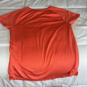 Selling active wear red shirt